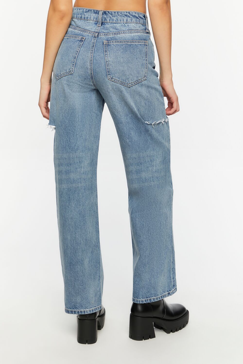 Split High-Rise 90s-Fit Jeans-Feelings Star
