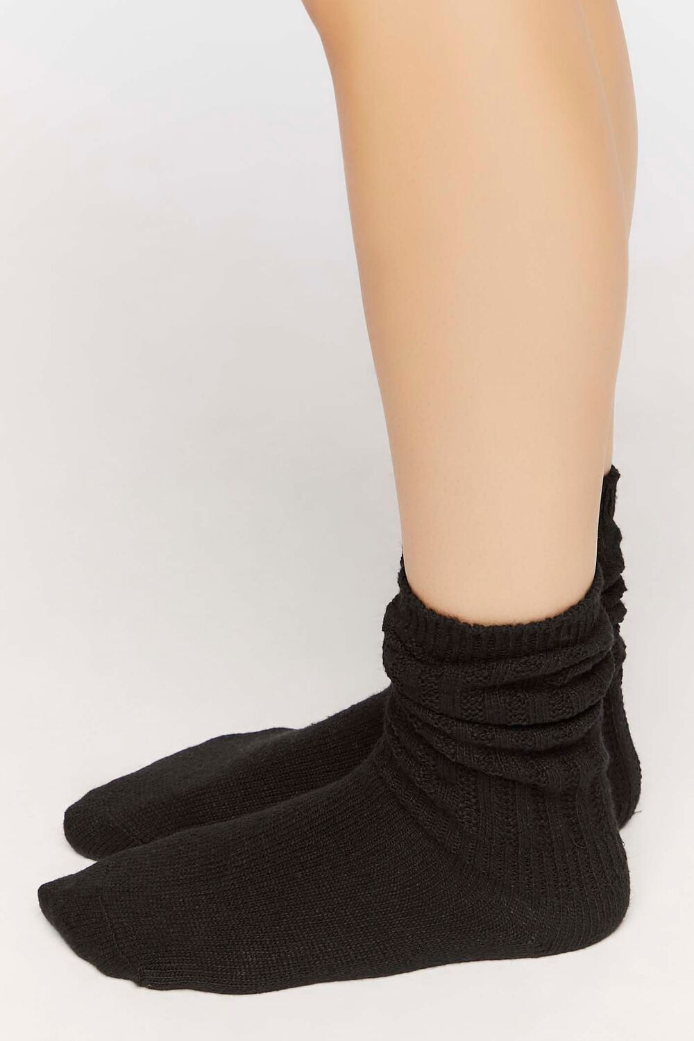 Ribbed Crew Socks-Feelings Star