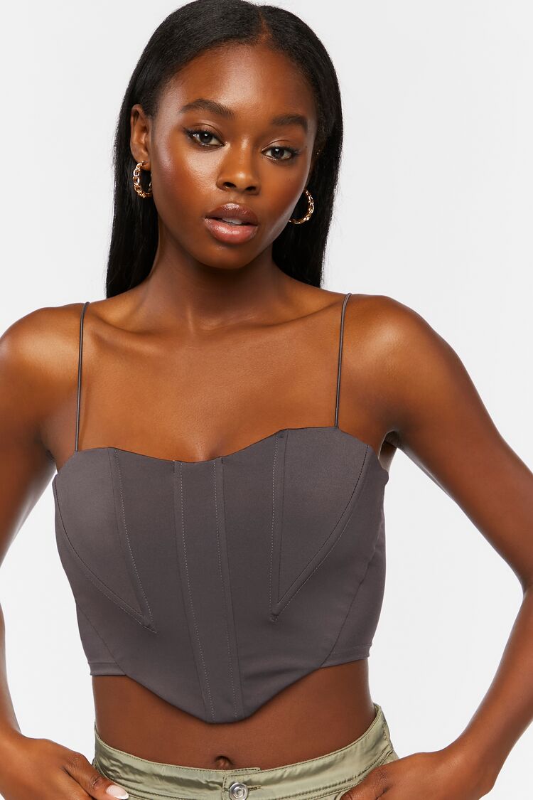 Bustier Crop Top-Feelings Star