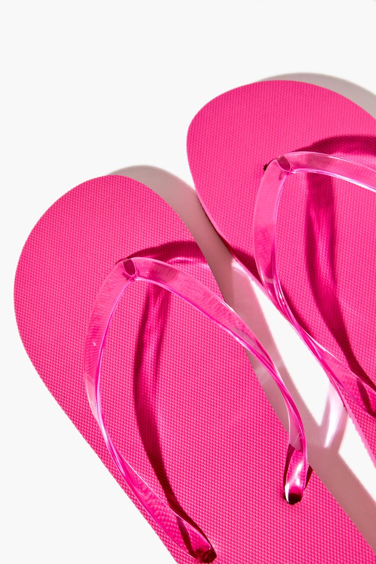 Transparent Flip Flops-Feelings Star