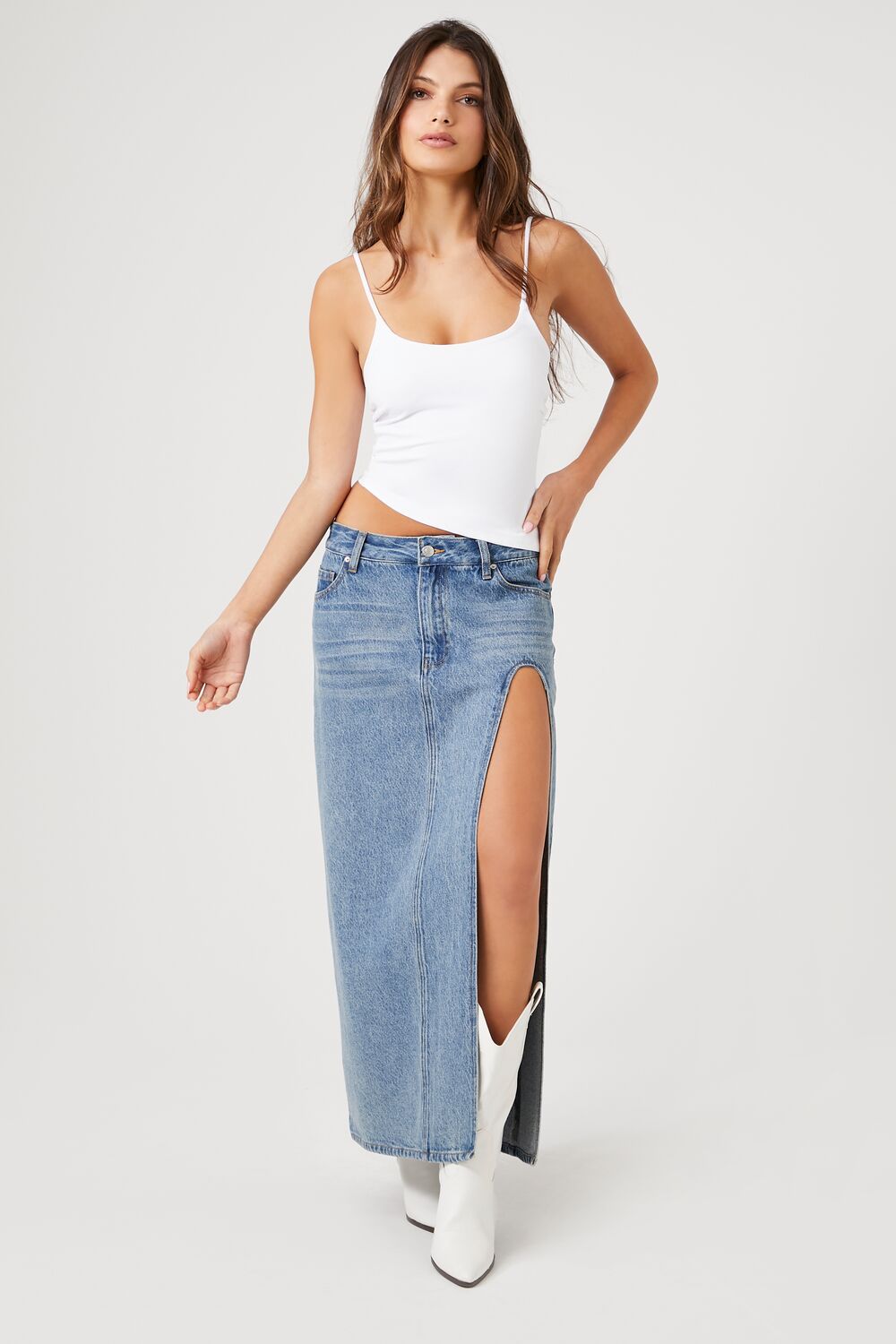 Asymmetrical-Hem Cami-Feelings Star