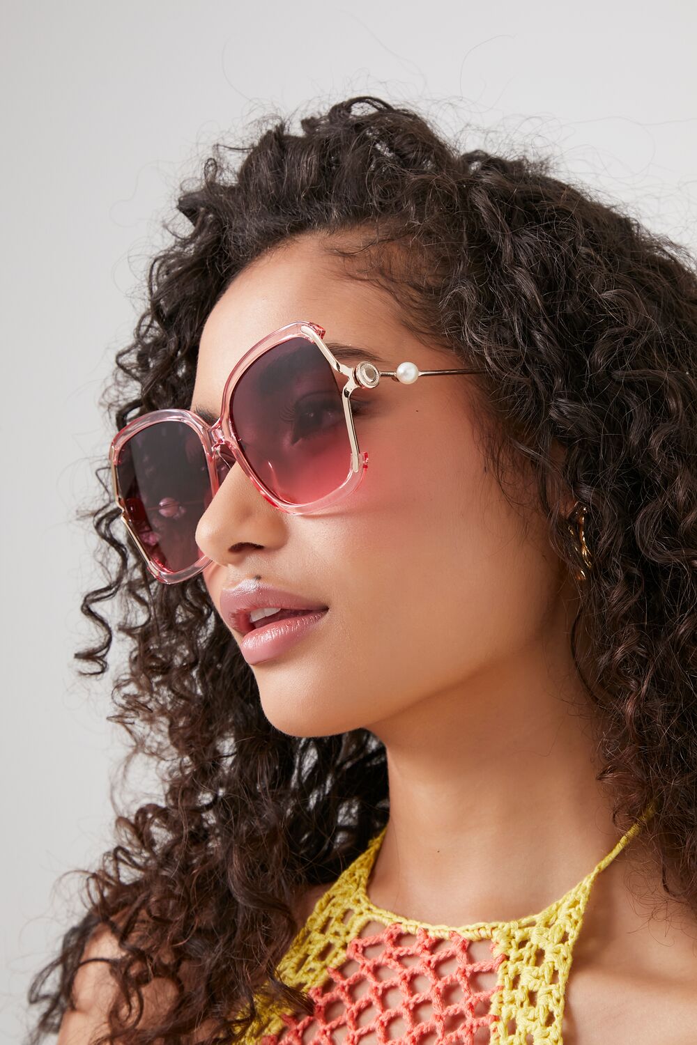 Oversized Square Sunglasses-Feelings Star