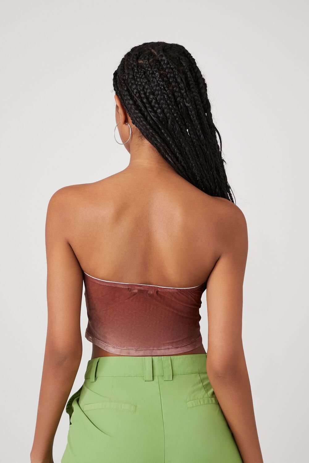 Butterfly Cropped Tube Top-Feelings Star