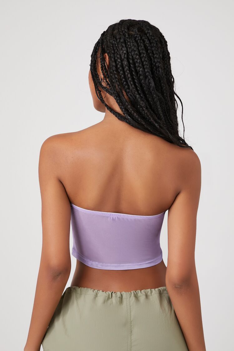 Butterfly Cropped Tube Top-Feelings Star