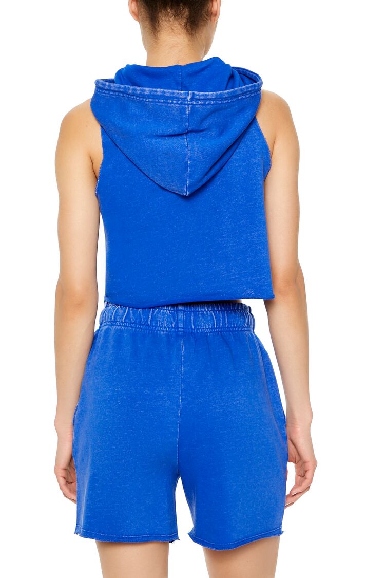 Active French Terry Sleeveless Hoodie-Feelings Star