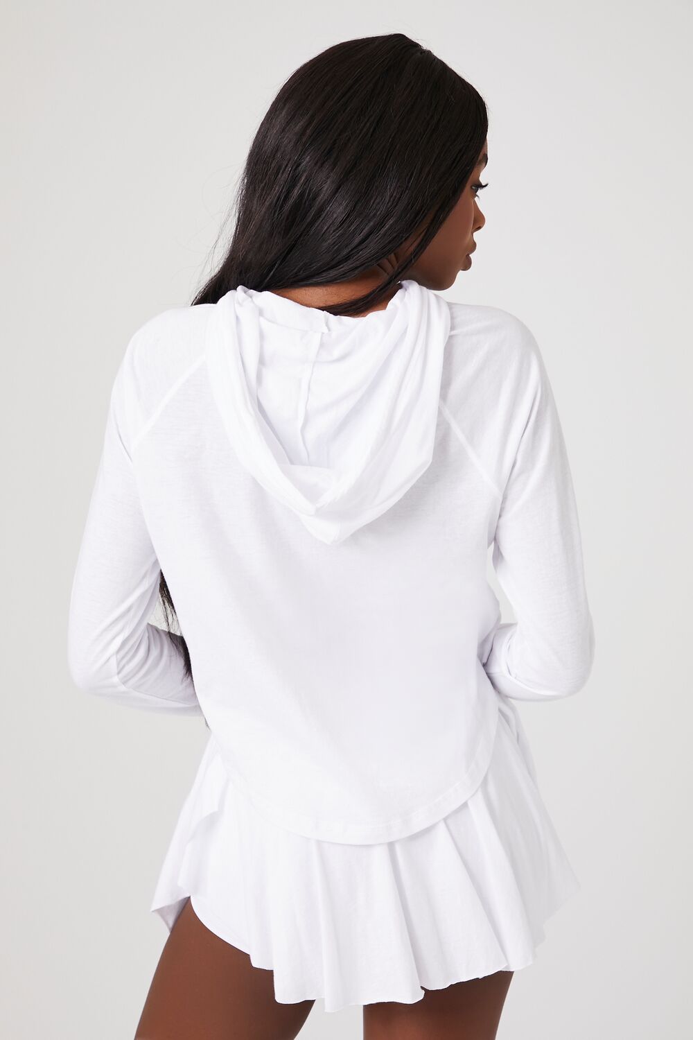 Active Raglan Hooded Top-Feelings Star