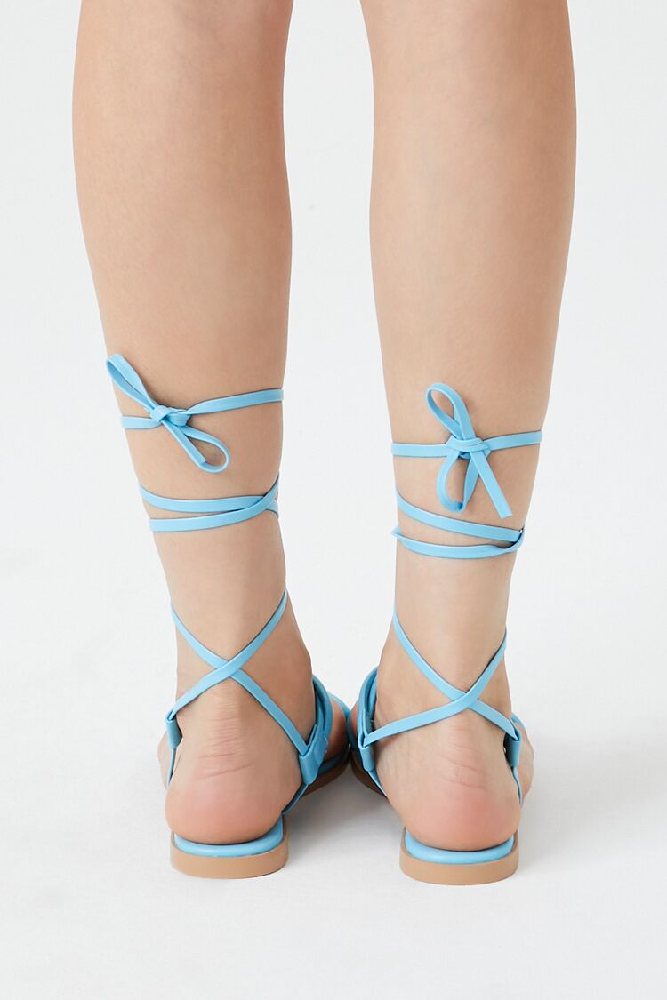 Twisted Lace-Up Sandals-Feelings Star