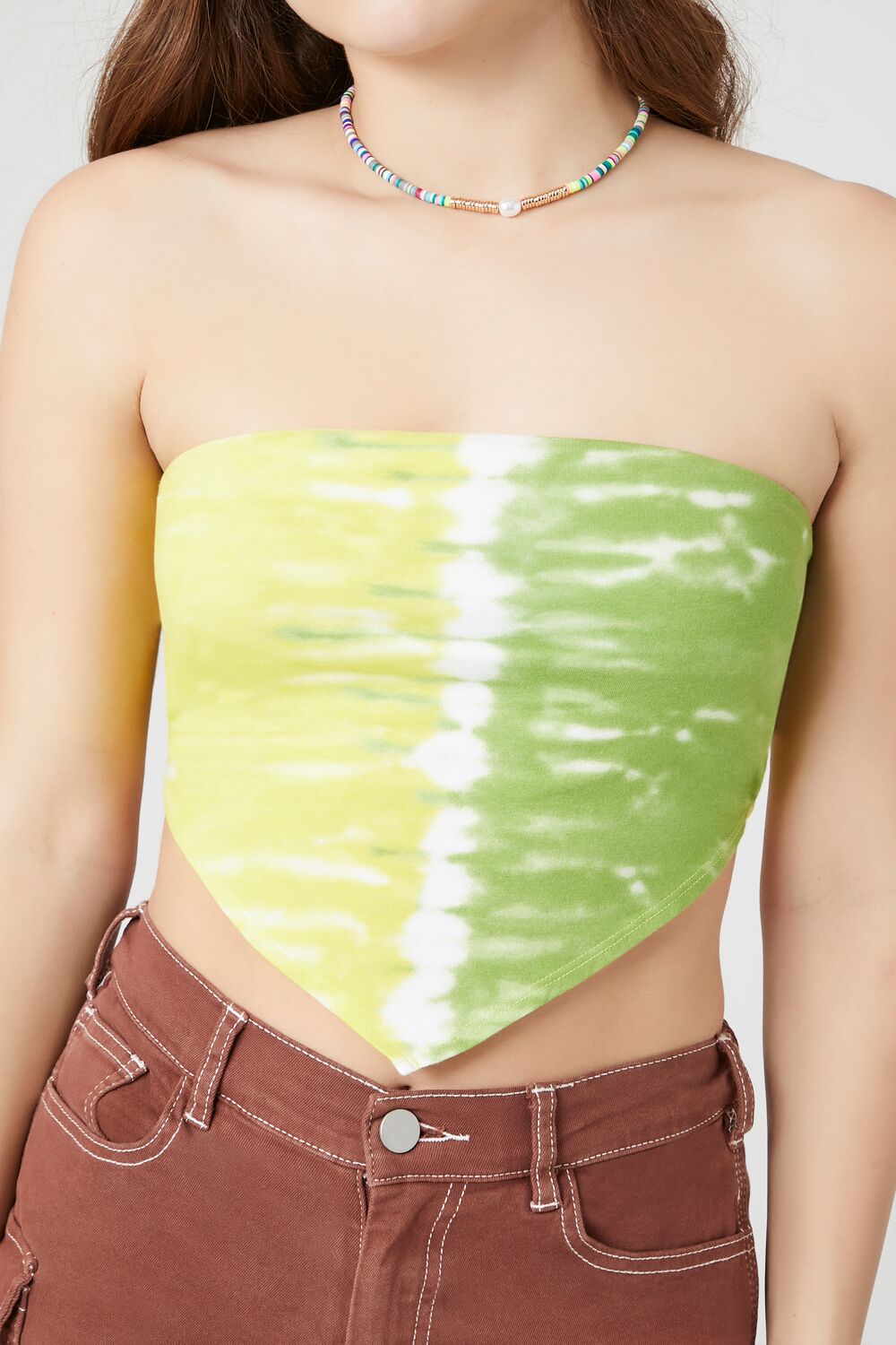 Tie-Dye Handkerchief Tube Top-Feelings Star