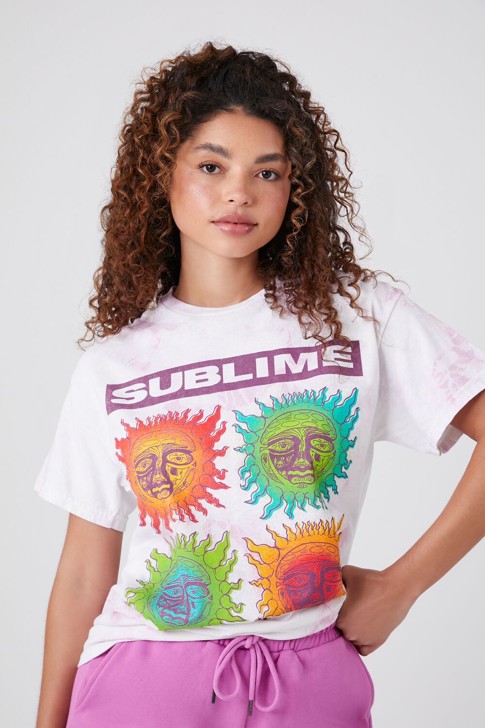Tie-Dye Sublime Graphic Tee-Feelings Star