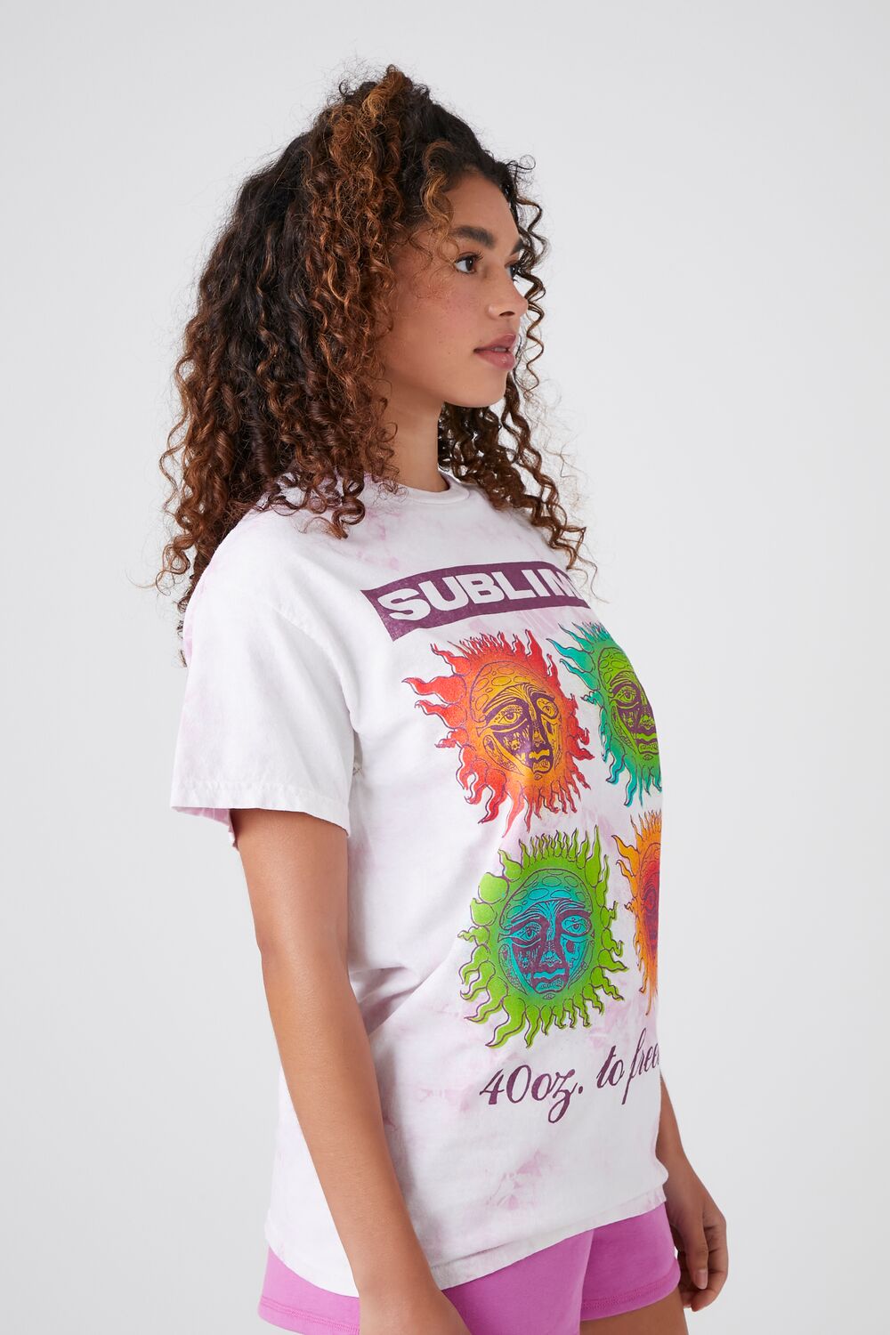 Tie-Dye Sublime Graphic Tee-Feelings Star