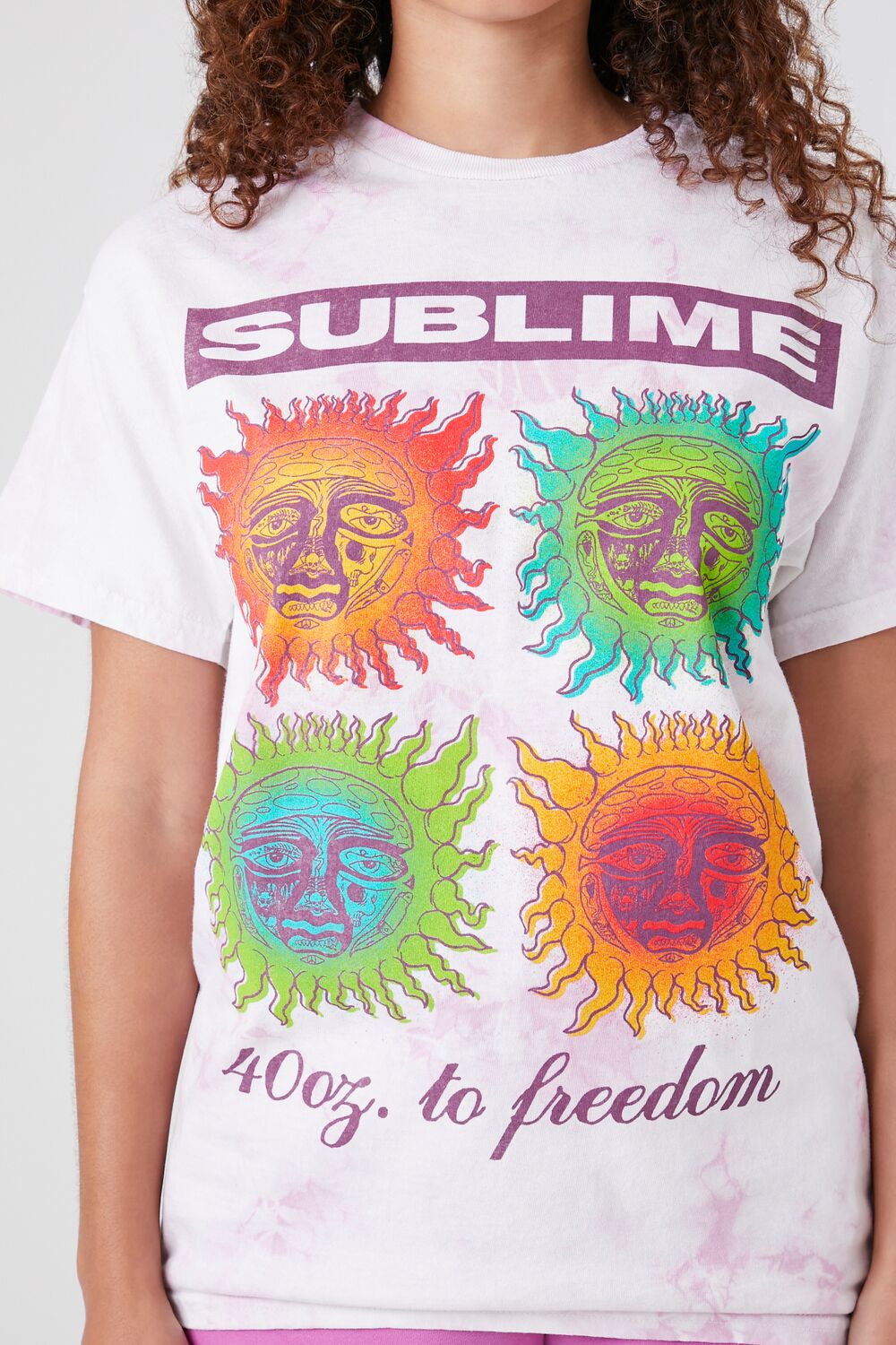 Tie-Dye Sublime Graphic Tee-Feelings Star