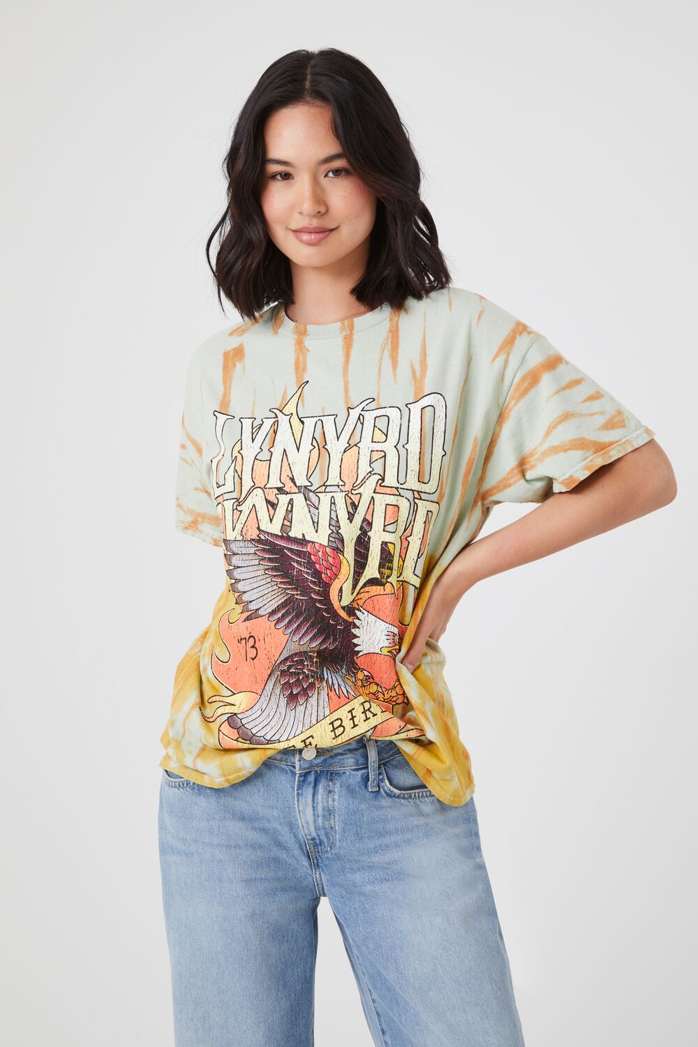 Tie-Dye Lynyrd Skynyrd Graphic Tee-Feelings Star