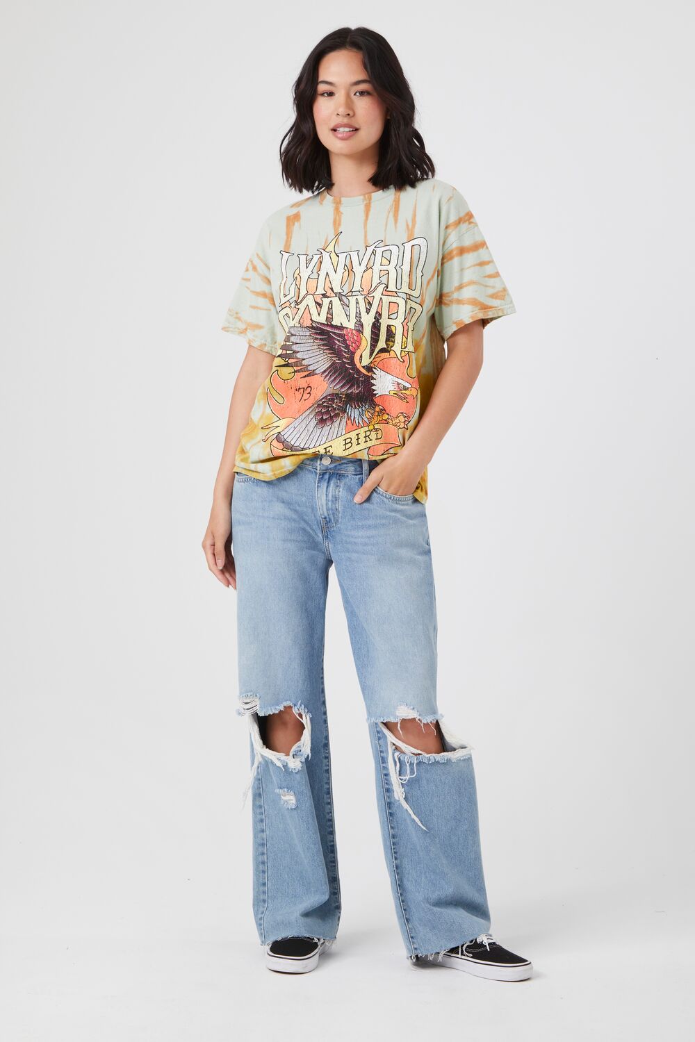 Tie-Dye Lynyrd Skynyrd Graphic Tee-Feelings Star