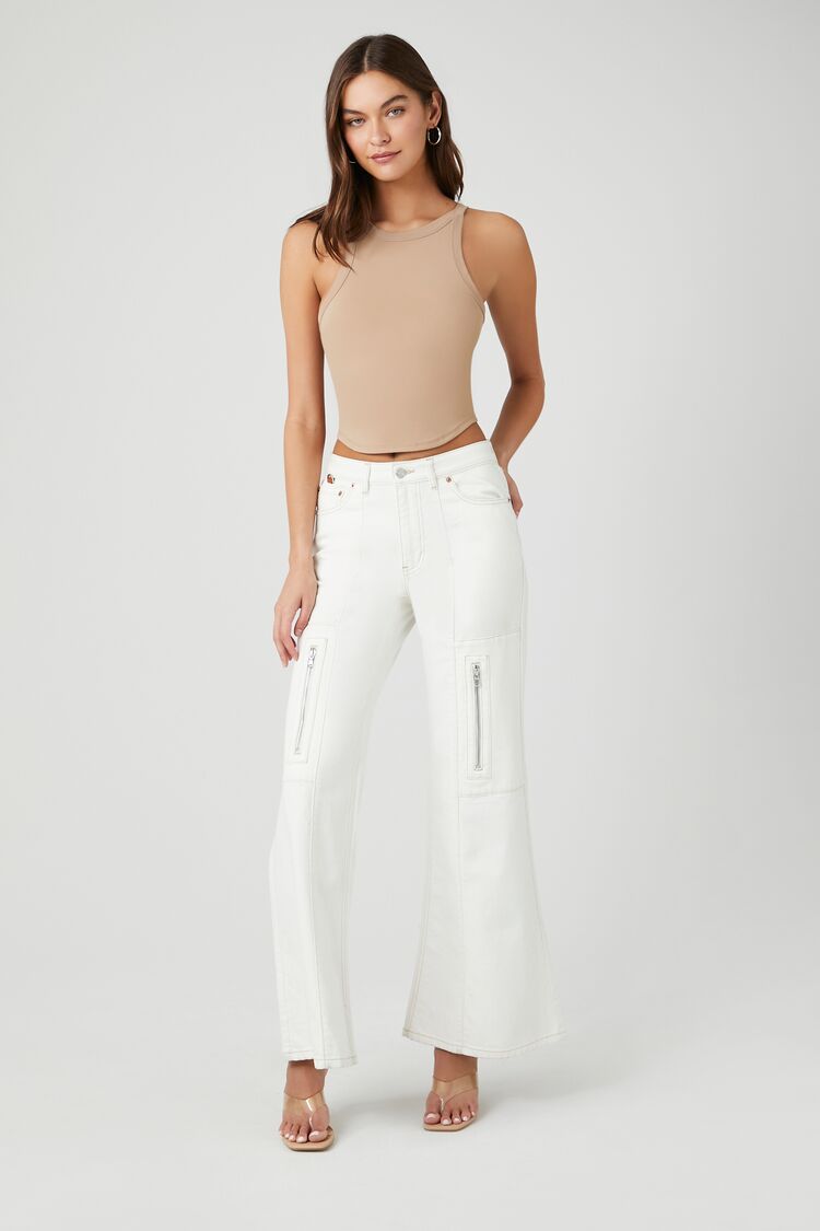 Asymmetrical-Strap Tank Top-Feelings Star