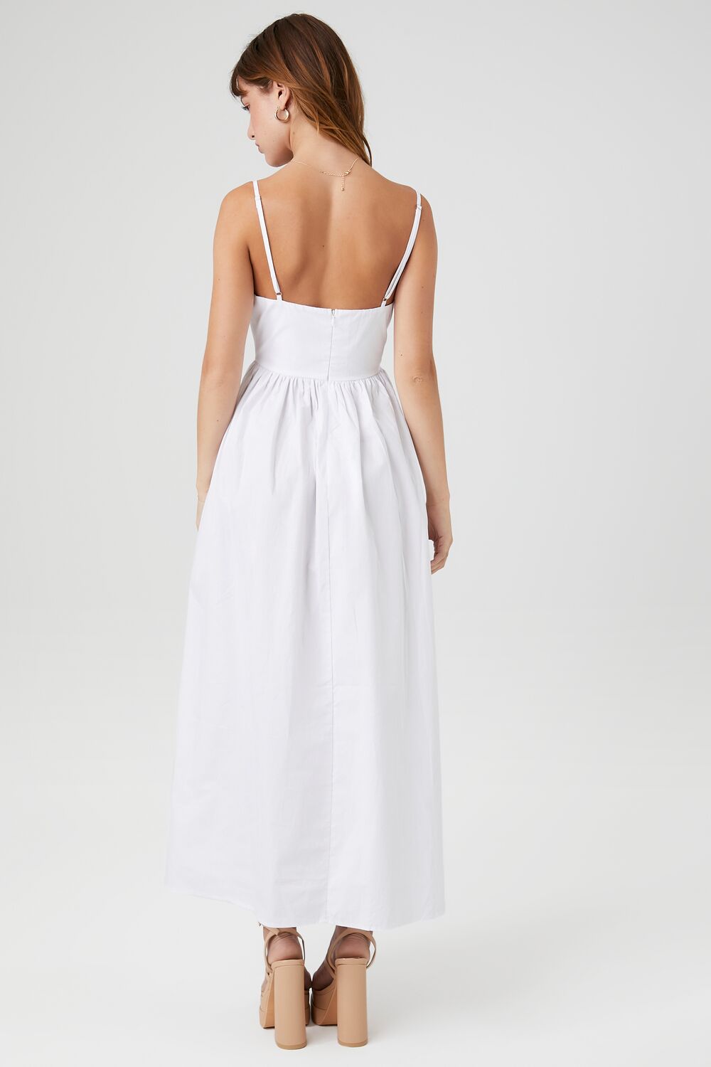 V-Neck Cami Maxi Dress-Feelings Star