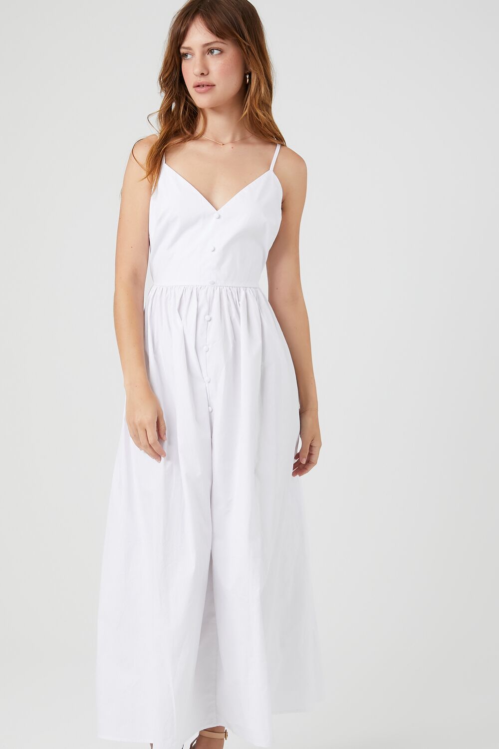 V-Neck Cami Maxi Dress-Feelings Star
