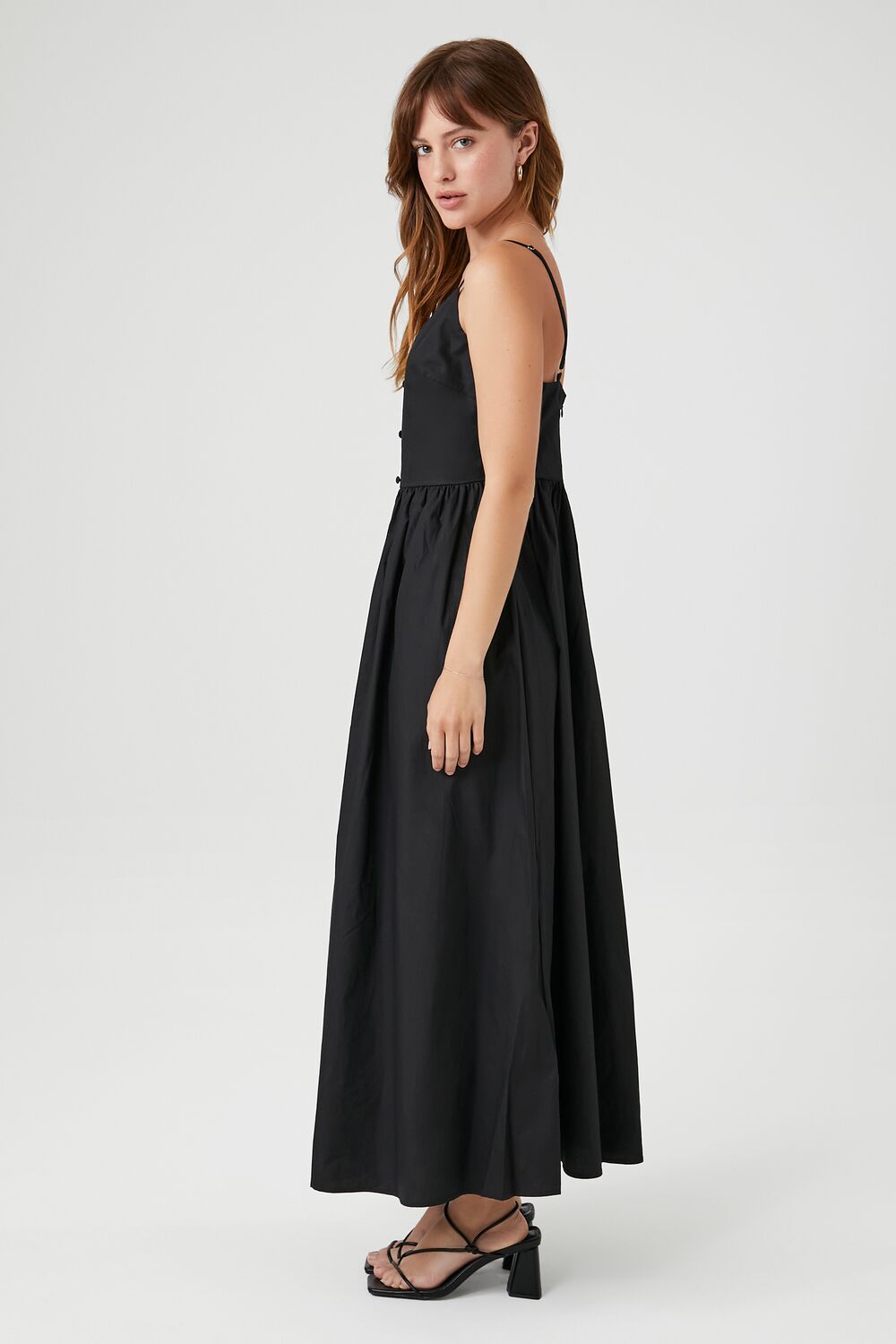 V-Neck Cami Maxi Dress-Feelings Star