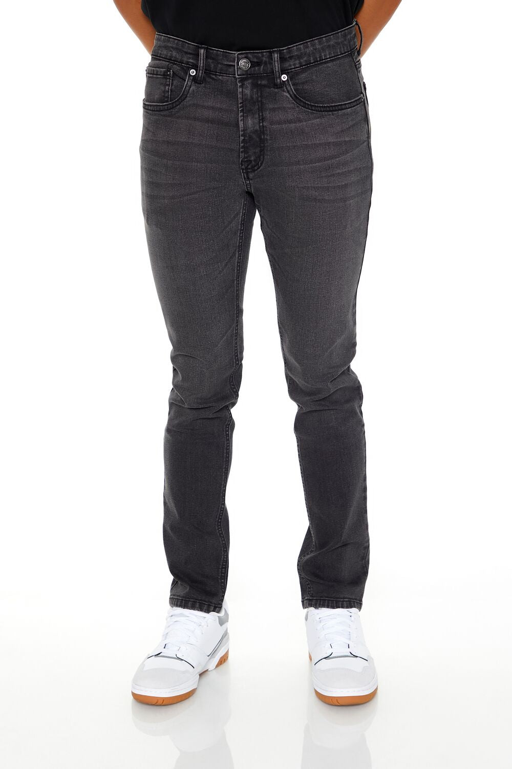Stretch-Denim Skinny Jeans-Feelings Star