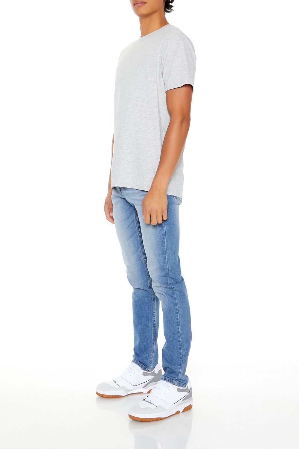Stone Wash Skinny Jeans-Feelings Star