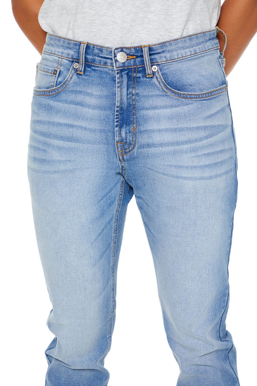 Stone Wash Skinny Jeans-Feelings Star