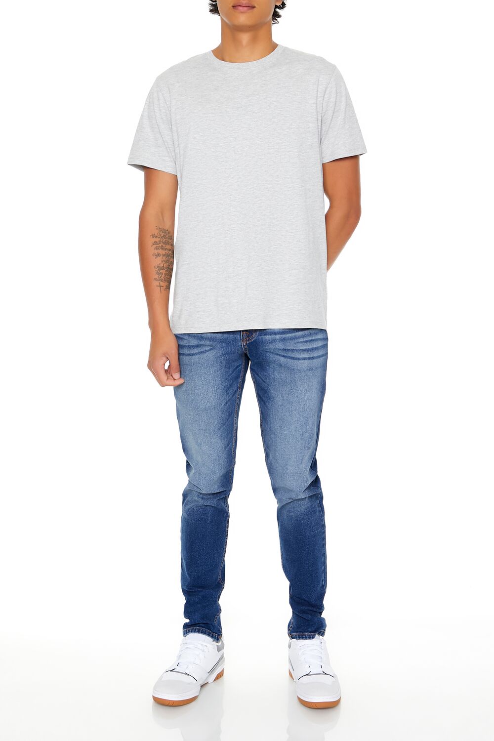 Stretch-Denim Skinny Jeans-Feelings Star