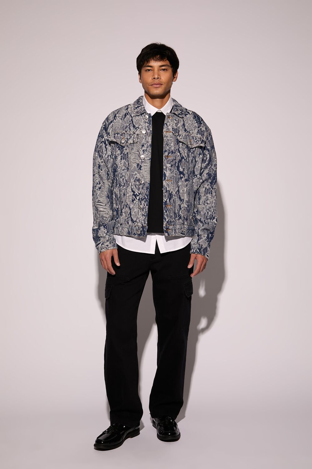 Stretch-Denim Slim-Fit Jeans-Feelings Star