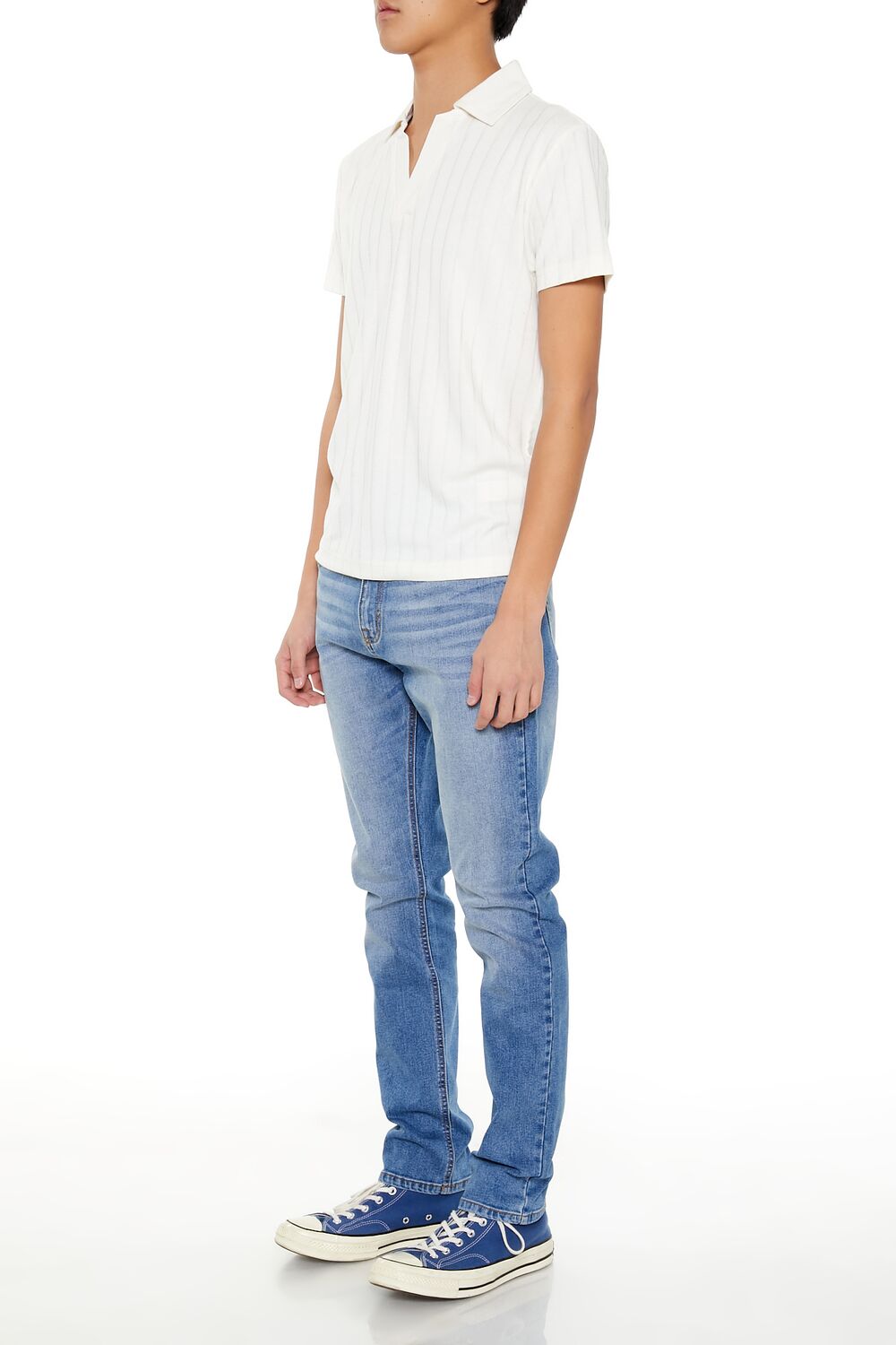 Stretch-Denim Slim-Fit Jeans-Feelings Star