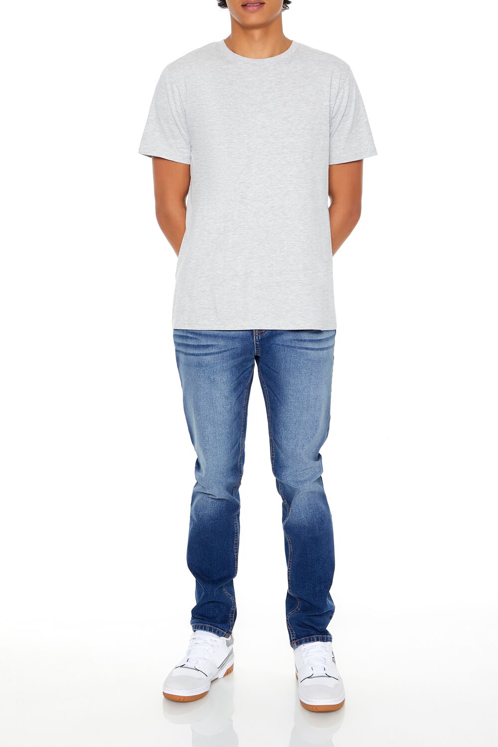 Stretch-Denim Slim-Fit Jeans-Feelings Star