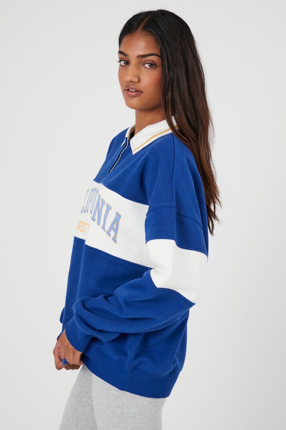 California Graphic Rugby Pullover-Feelings Star