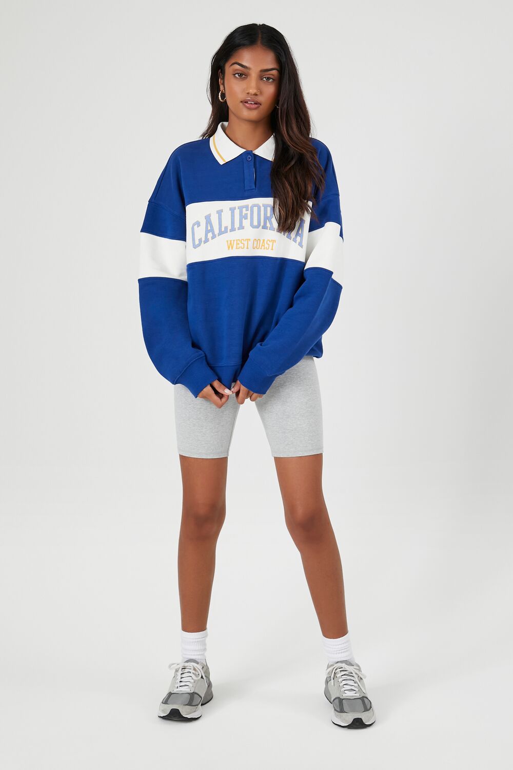 California Graphic Rugby Pullover-Feelings Star