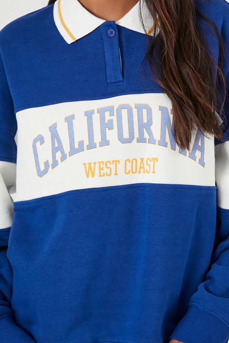 California Graphic Rugby Pullover-Feelings Star