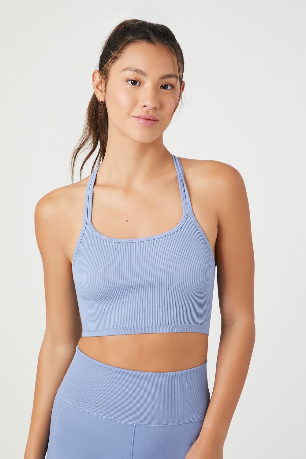 Strappy Seamless Sports Bra-Feelings Star