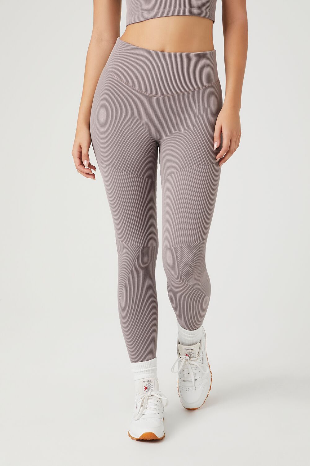 Active Seamless Two-Tone Leggings-Feelings Star