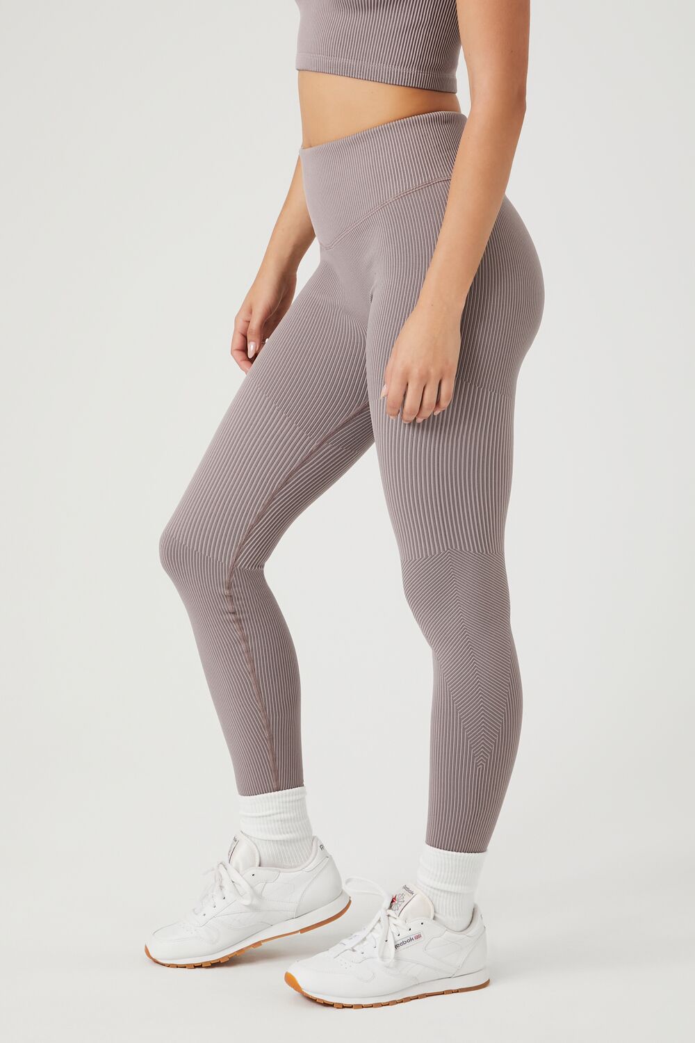 Active Seamless Two-Tone Leggings-Feelings Star