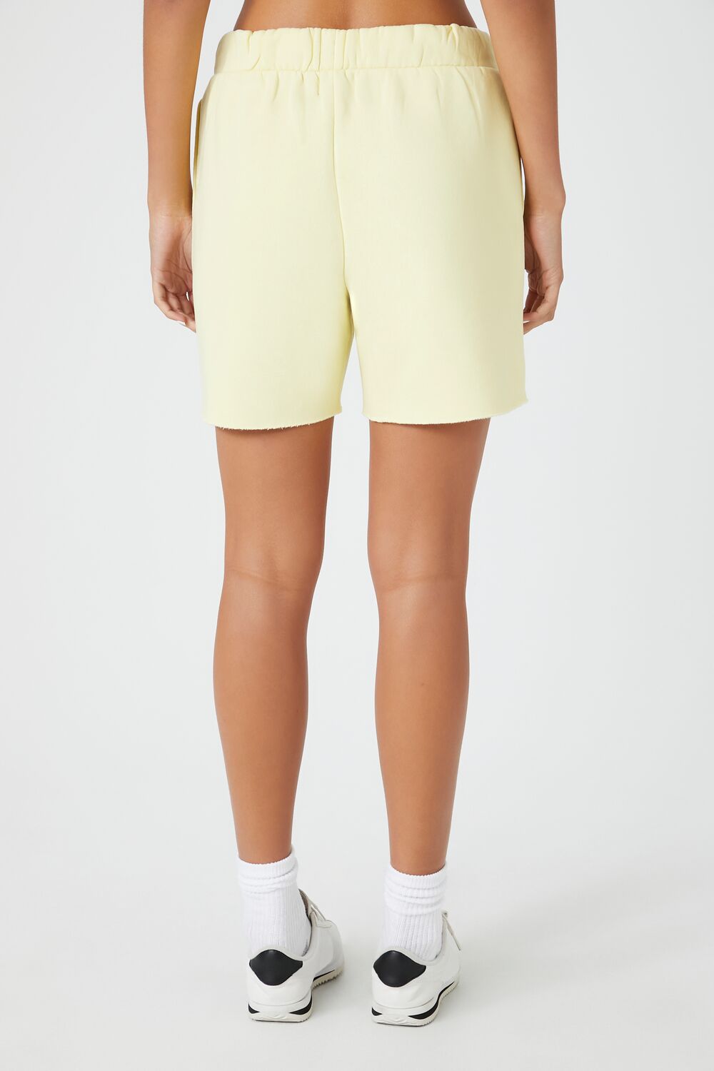 Active Fleece Mineral Wash Sweatshorts-Feelings Star