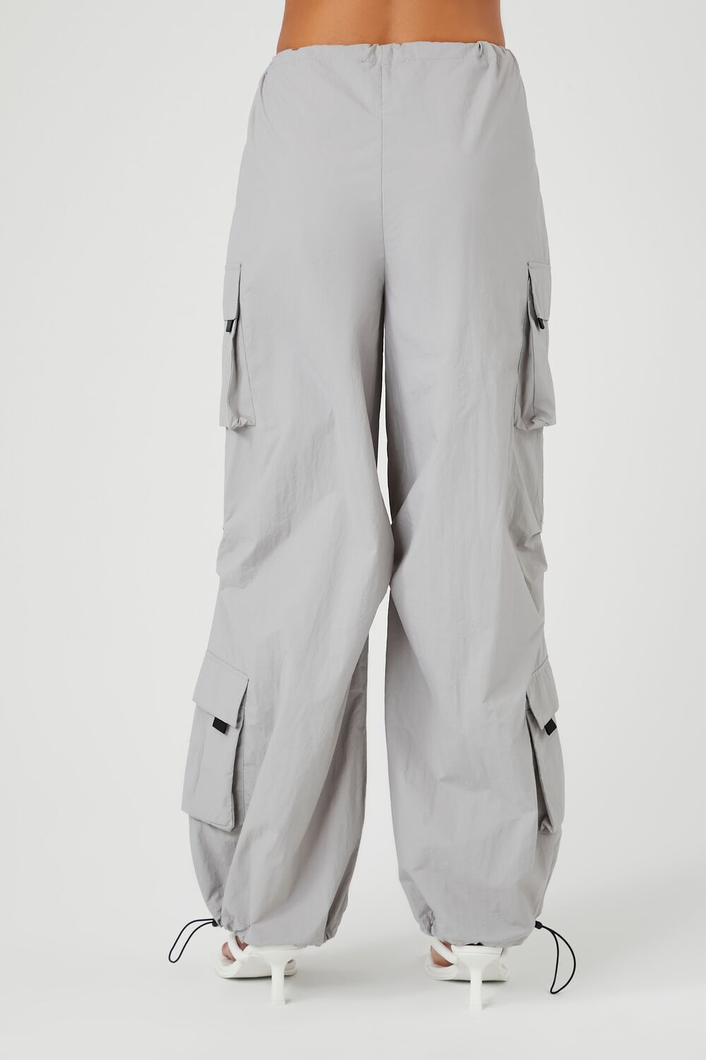 Toggle Drawstring Cargo Joggers-Feelings Star