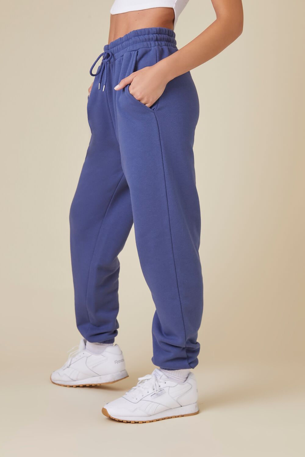 Uniform Fleece Drawstring Joggers-Feelings Star