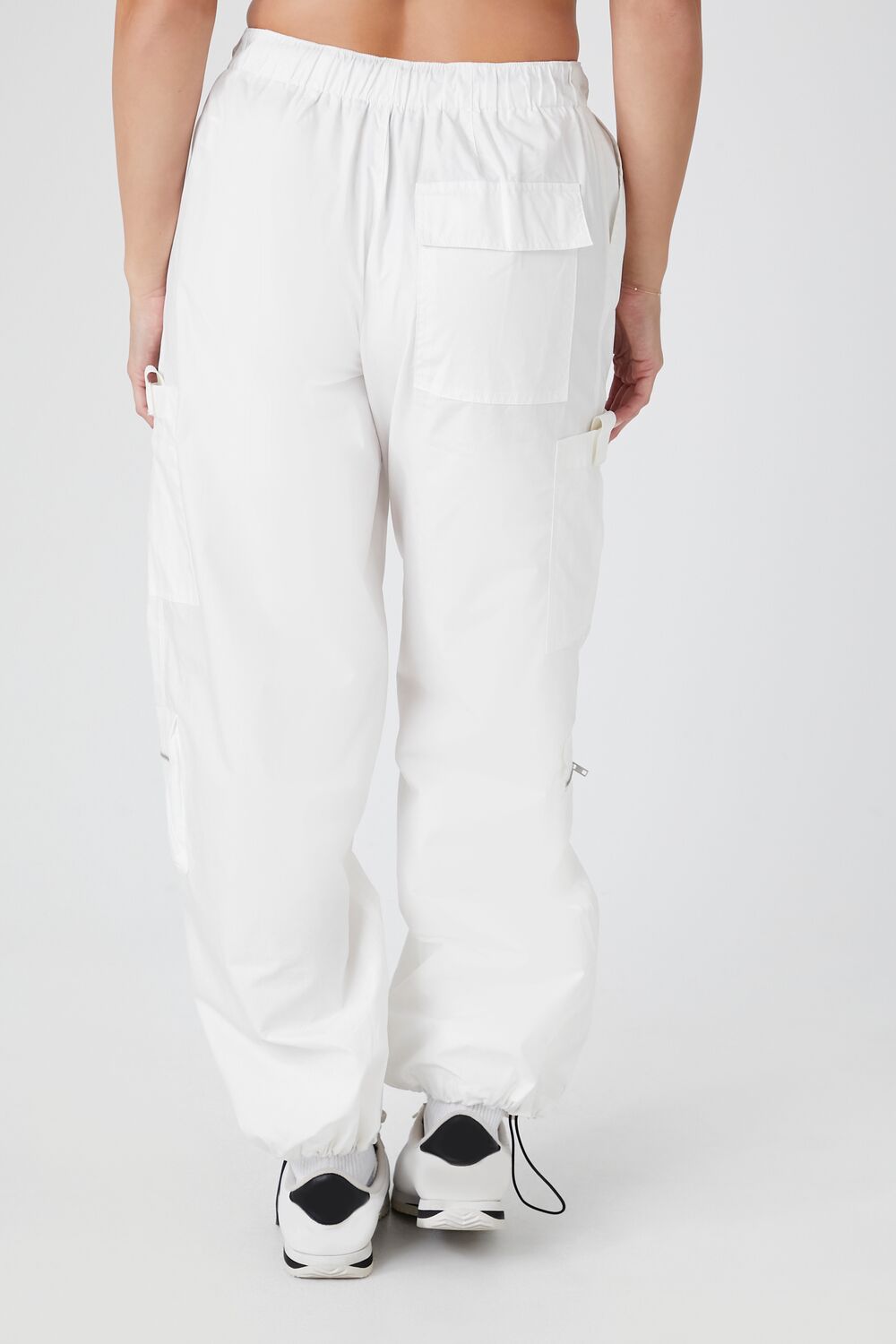 Toggle Drawstring Poplin Joggers-Feelings Star