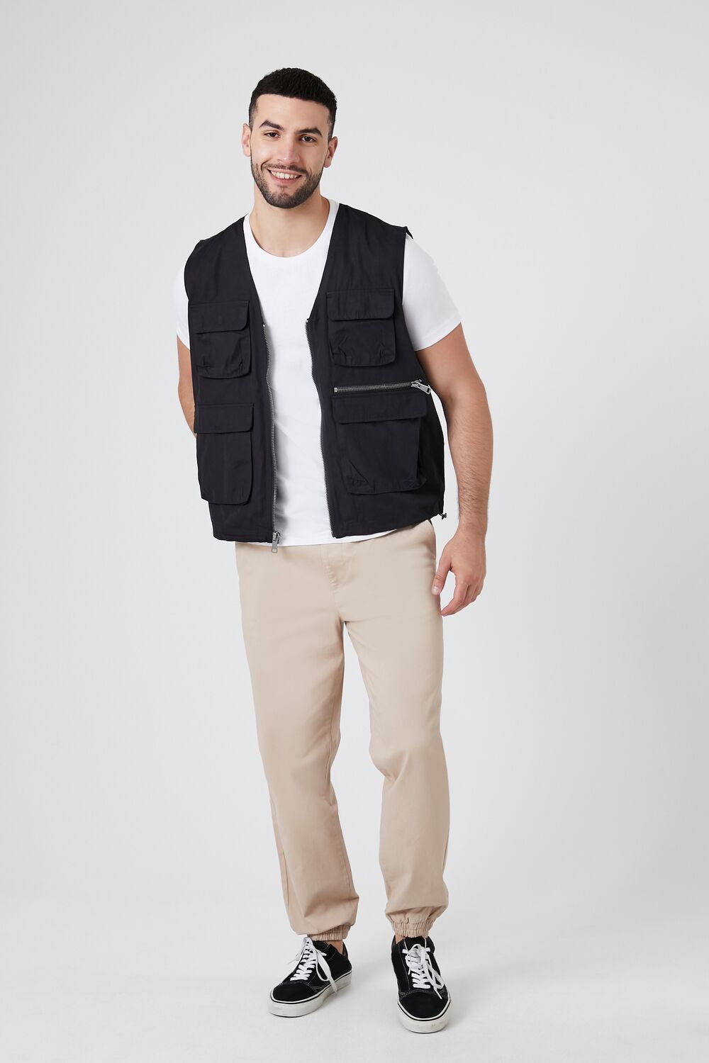 Twill Drawstring Joggers-Feelings Star