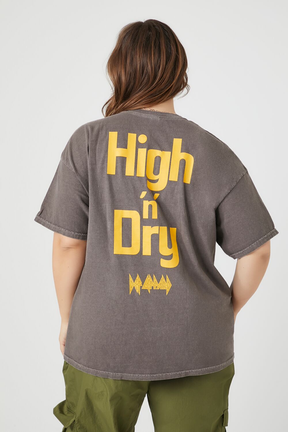 Plus Size Def Leppard Graphic Tee-Feelings Star