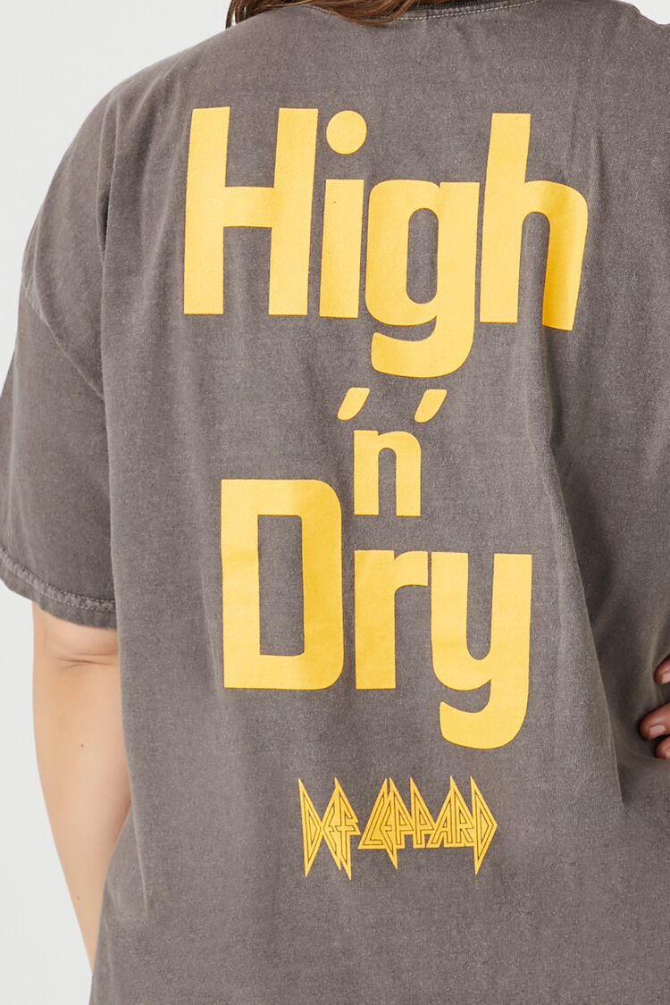 Plus Size Def Leppard Graphic Tee-Feelings Star