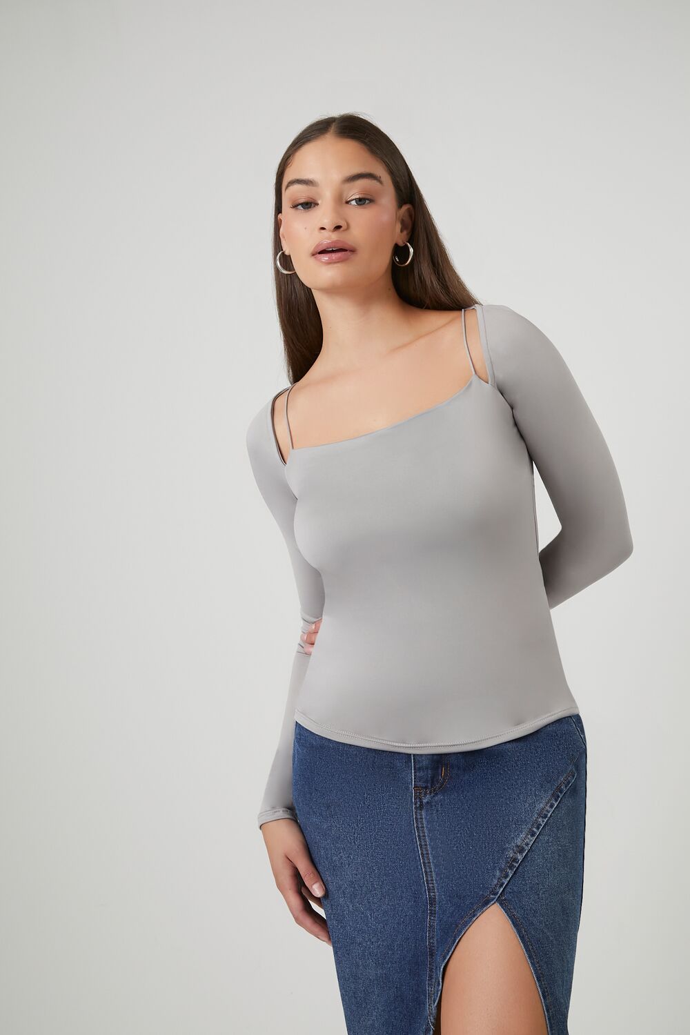 Cami Long-Sleeve Top-Feelings Star