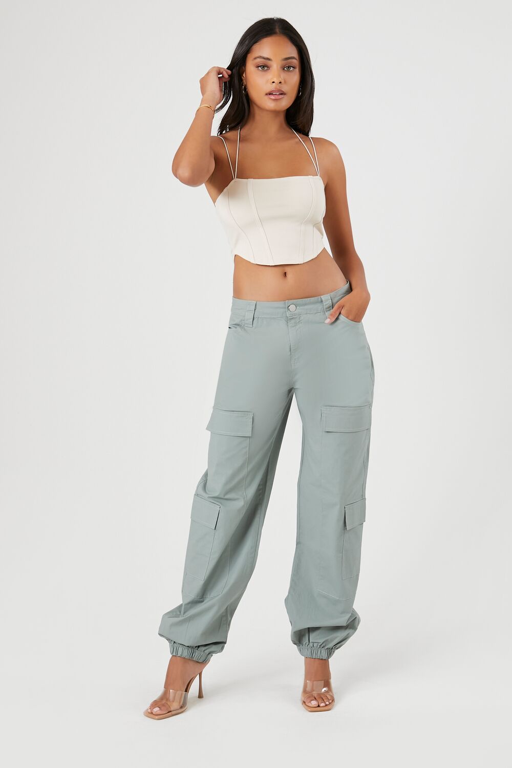 Strappy Bustier Cropped Cami-Feelings Star