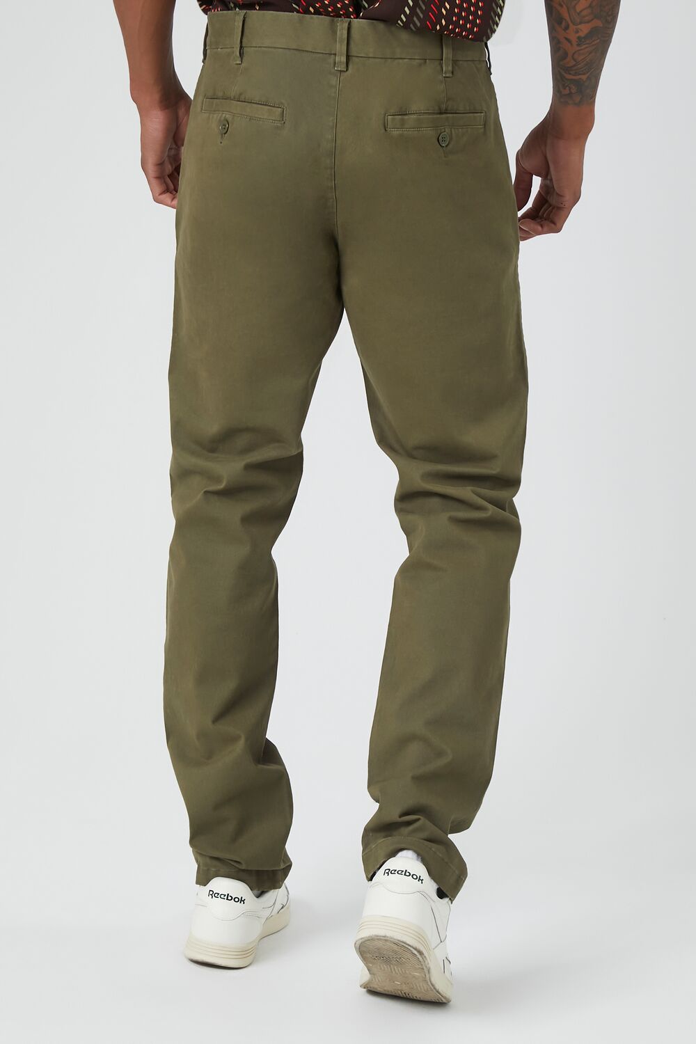 Twill Mid-Rise Slim-Fit Pants-Feelings Star
