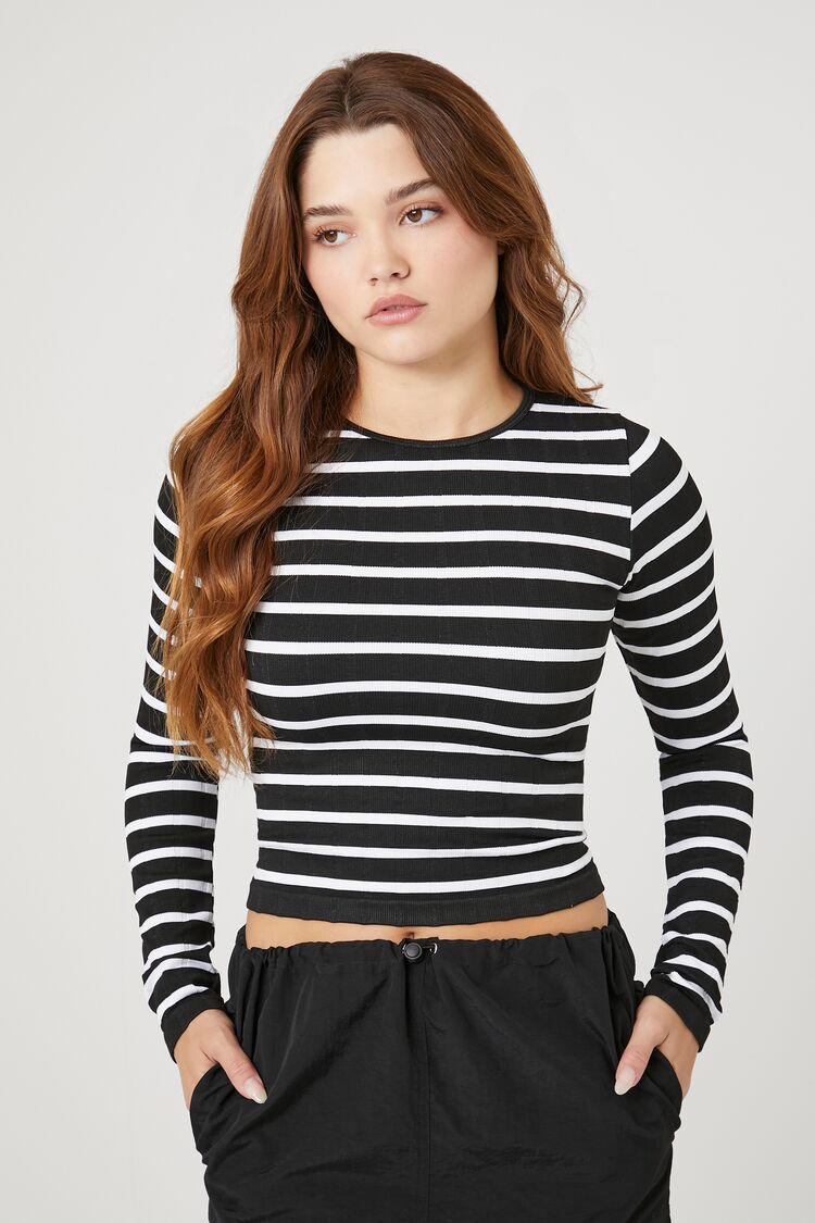 Striped Seamless Top-Feelings Star