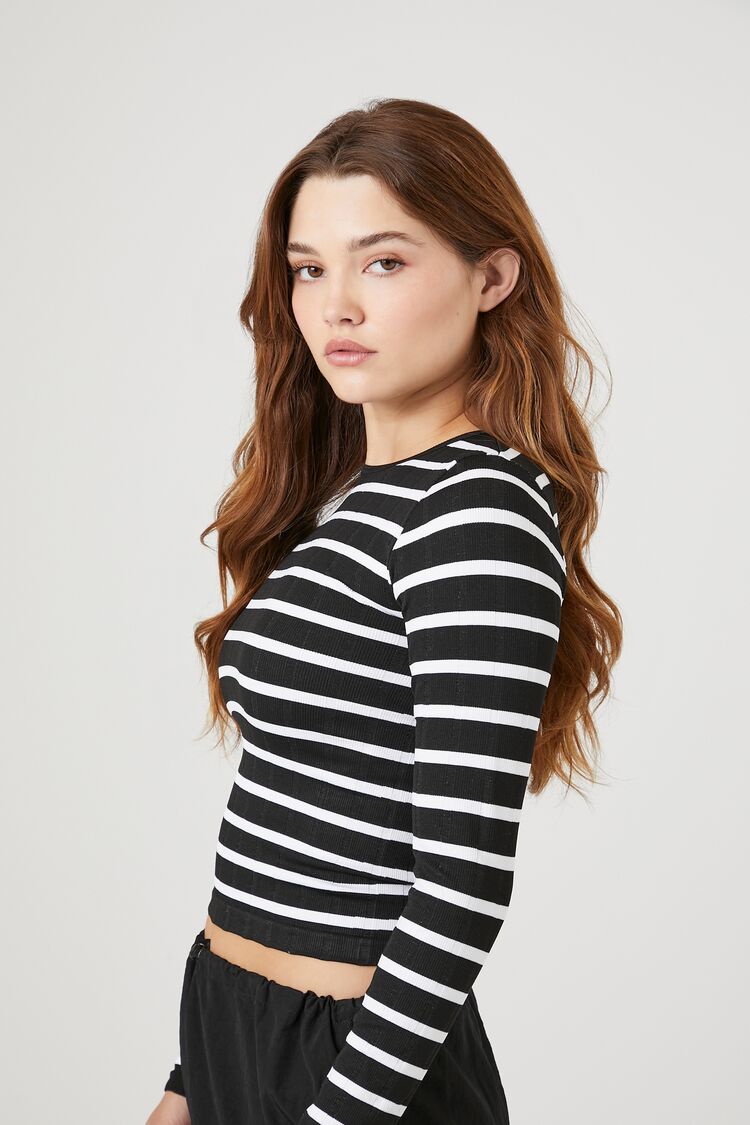 Striped Seamless Top-Feelings Star