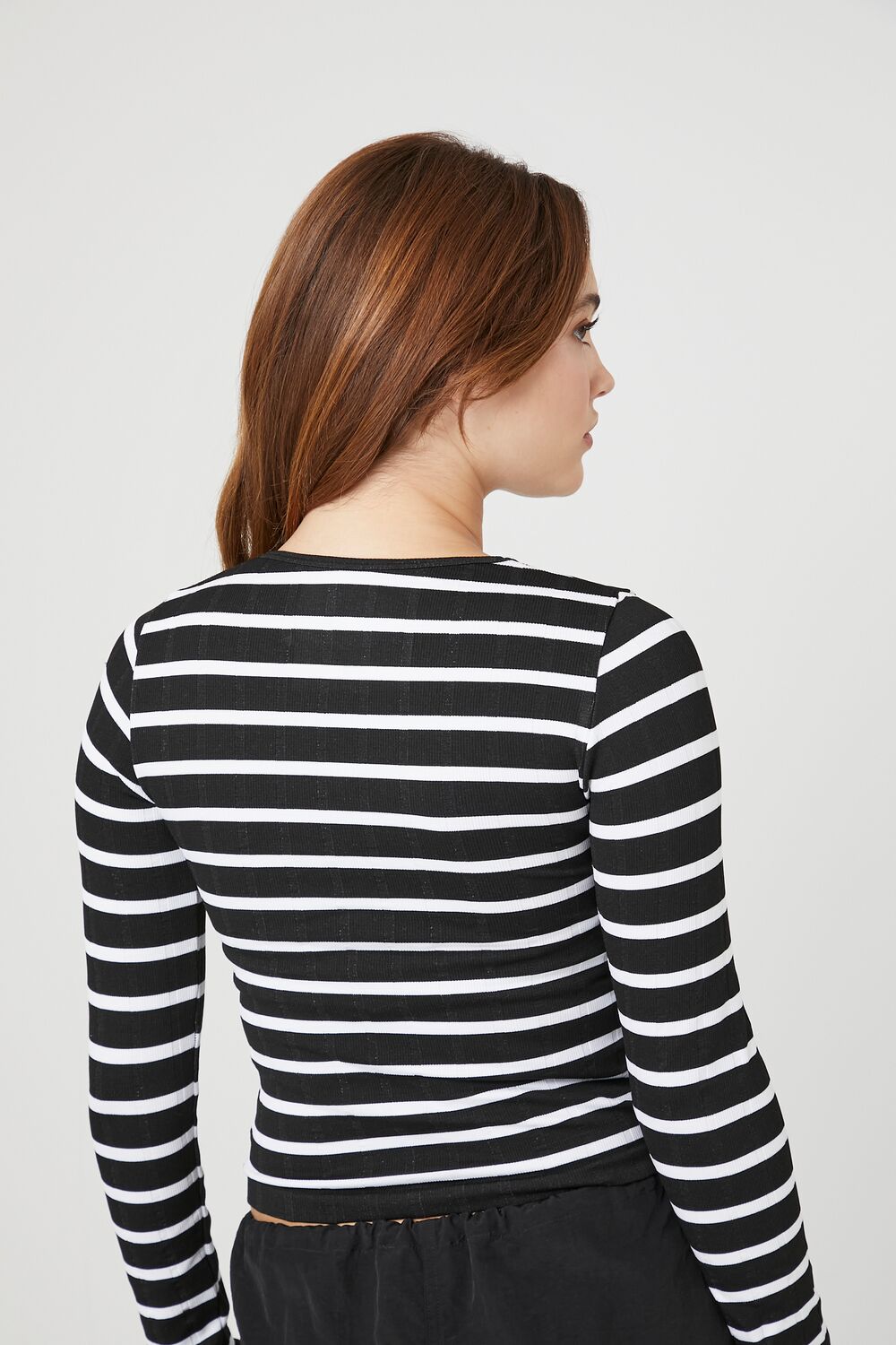 Striped Seamless Top-Feelings Star