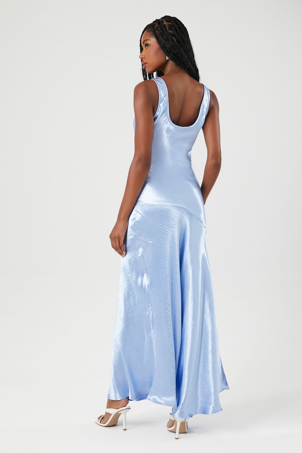 Satin Maxi Dress-Feelings Star