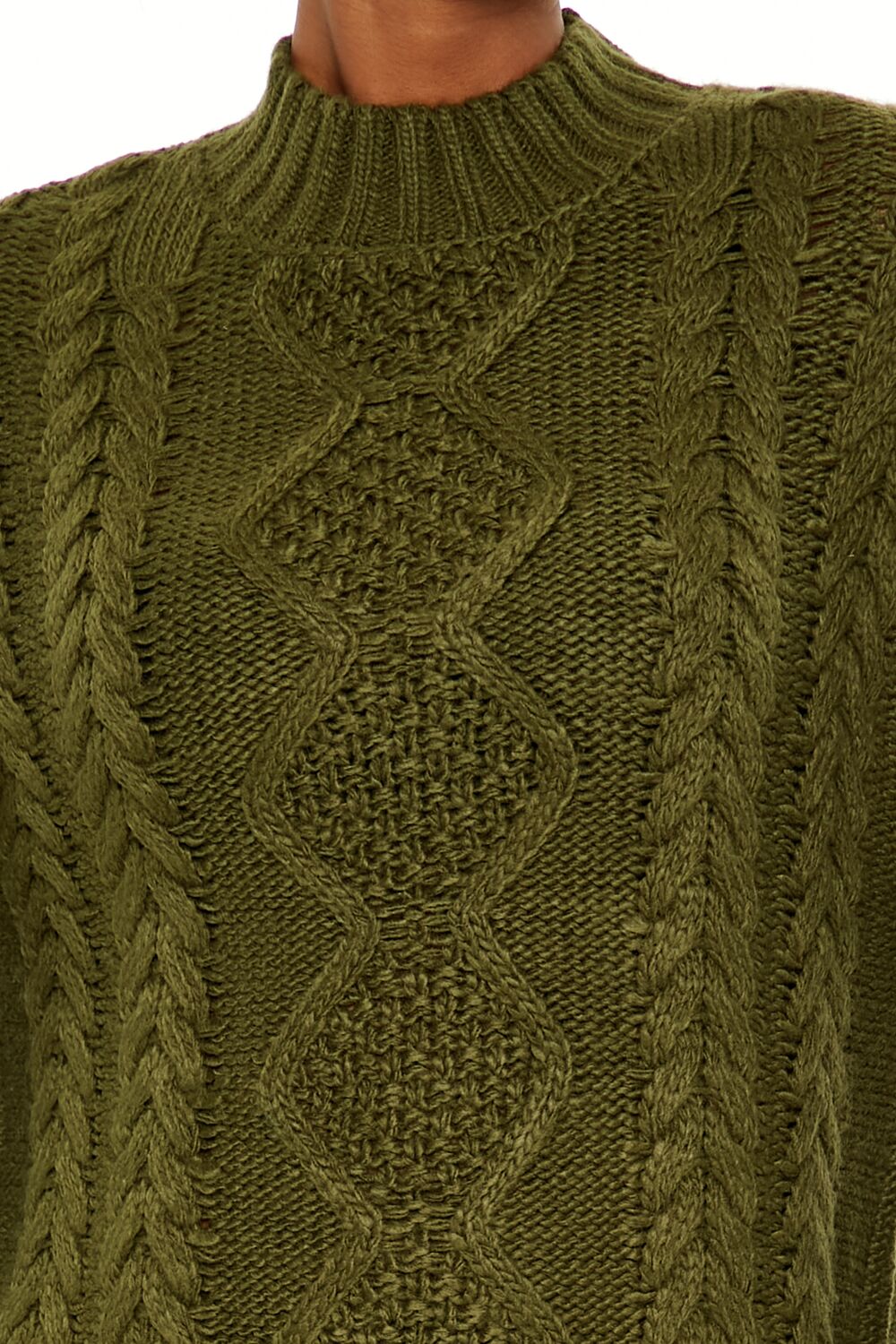 Cable Knit Sweater Mini Dress-Feelings Star