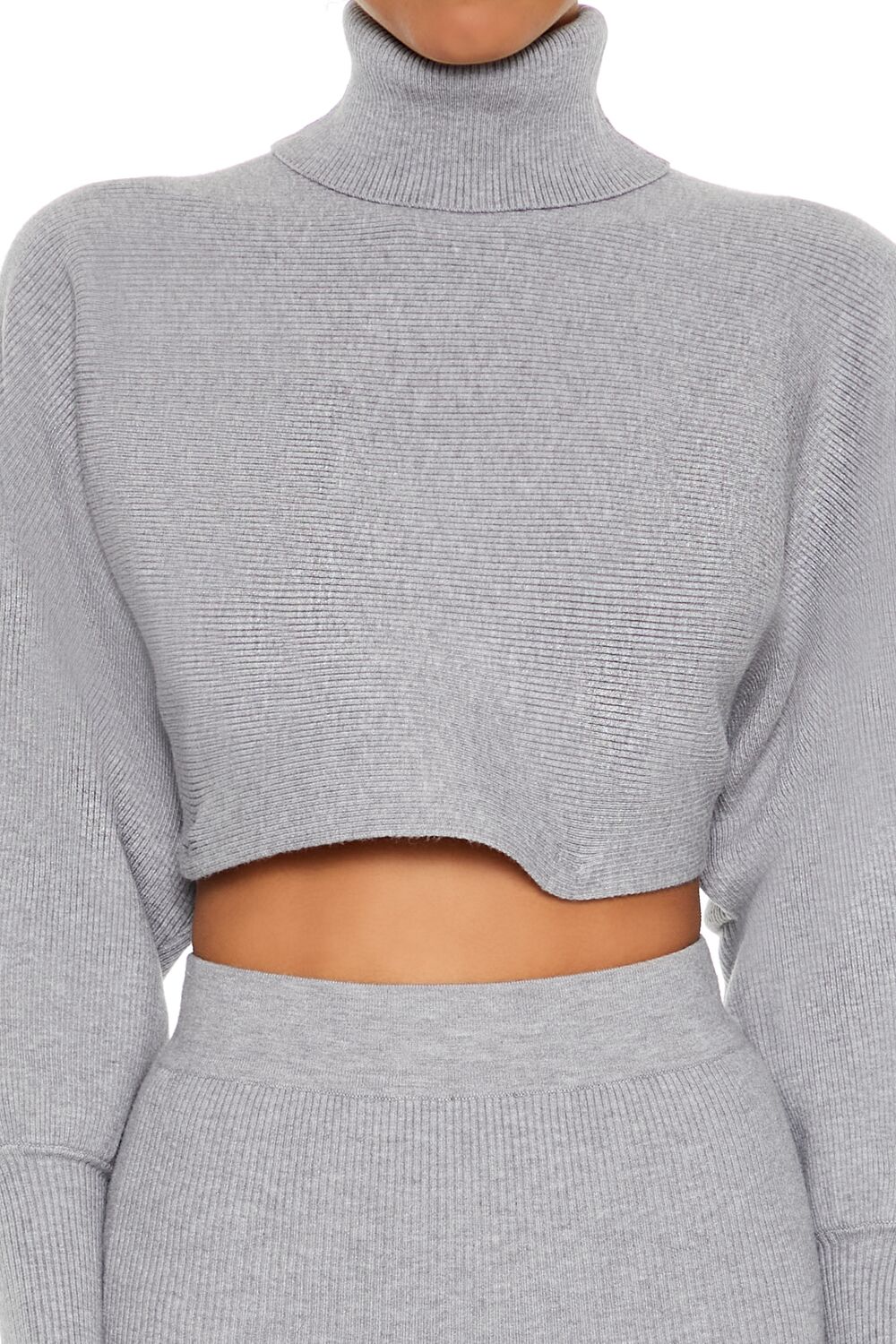 Turtleneck Sweater & Skirt Set-Feelings Star